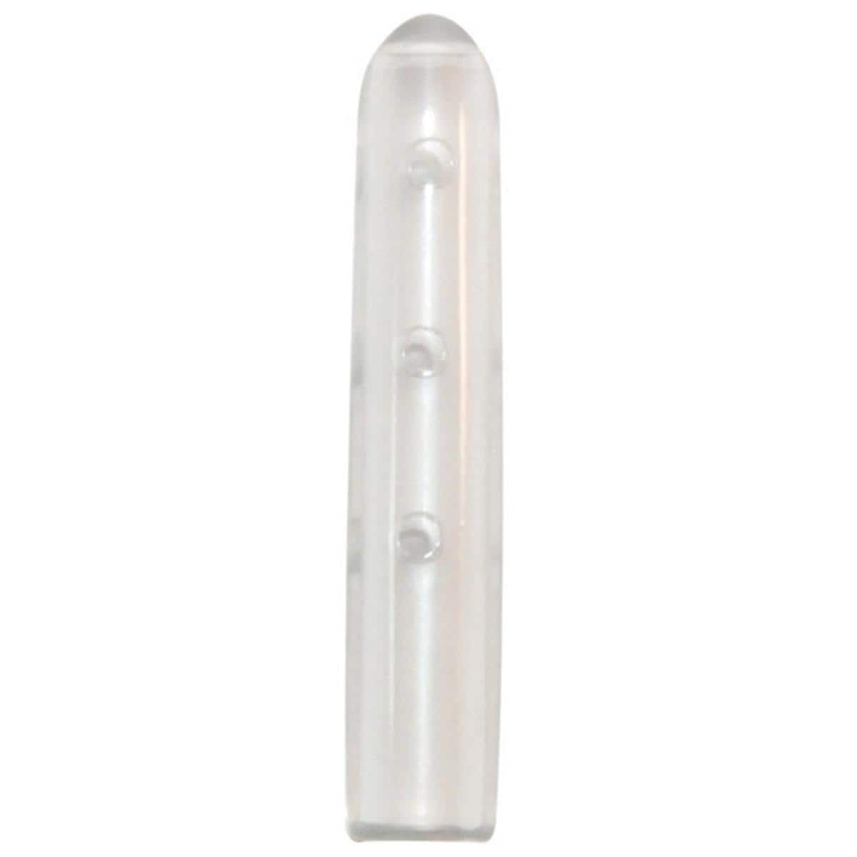 Instrumentenschutzkappen gelocht, rund - Klar, Länge 25,4 mm, Ø 3,2 mm, Packung 100 Stück