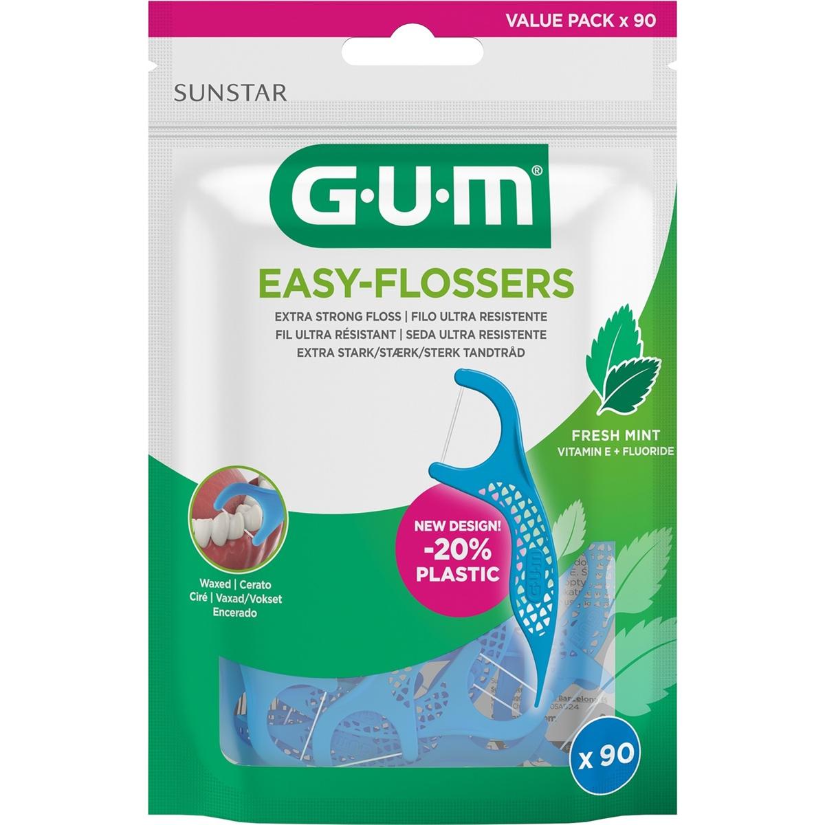 GUM® Easy Flossers - Beutel 6 x 90 Stück