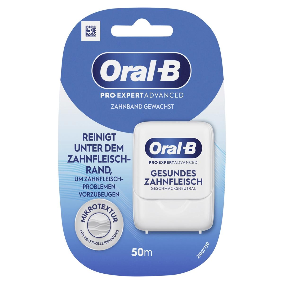Oral-B® Pro-Expert Advanced Floss - Gesundes Zahnfleisch, Packung 12 x 50 Meter