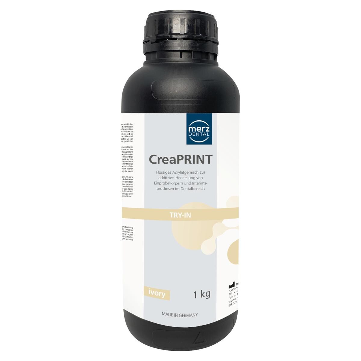 CreaPRINT Try-In - Ivory, Flasche 1.000 g
