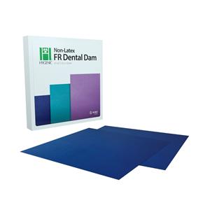 Hygenic® Non-Latex Kofferdam - Blau, Format (6" x 6"), Packung 30 Blatt