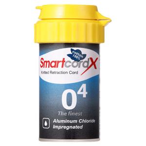 Smartcord X Retraktionsfaden imprägniert mit 25 % AlCl3 - 254 cm (1) - X 04 (am feinsten) blau/schwarz