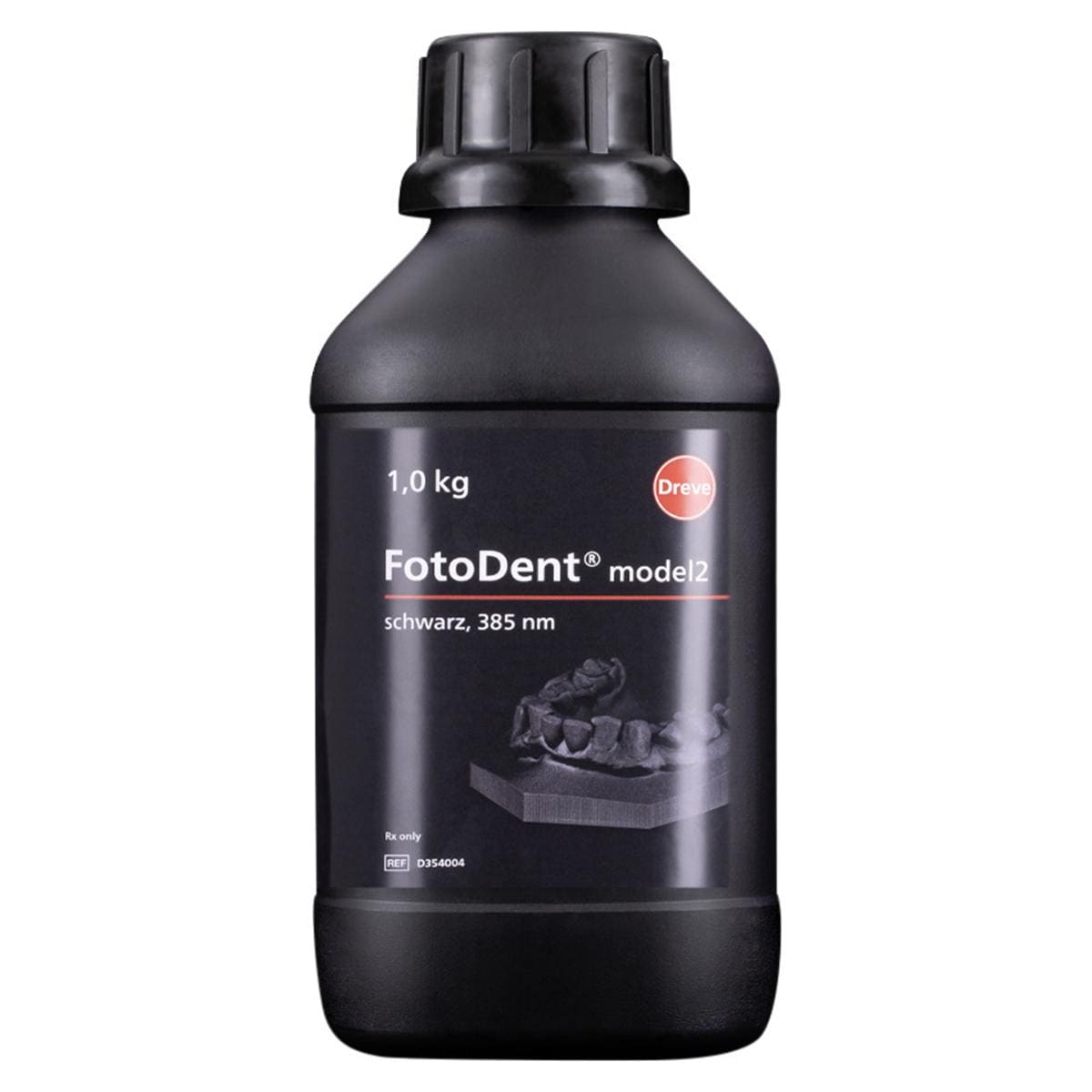 FotoDent® model2 385 nm - Schwarz, Flasche 1.000 g