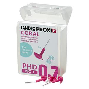 PROXI Interdentalbürse - Coral, ISO 1, PHD 0.7, Packung 6 Stück