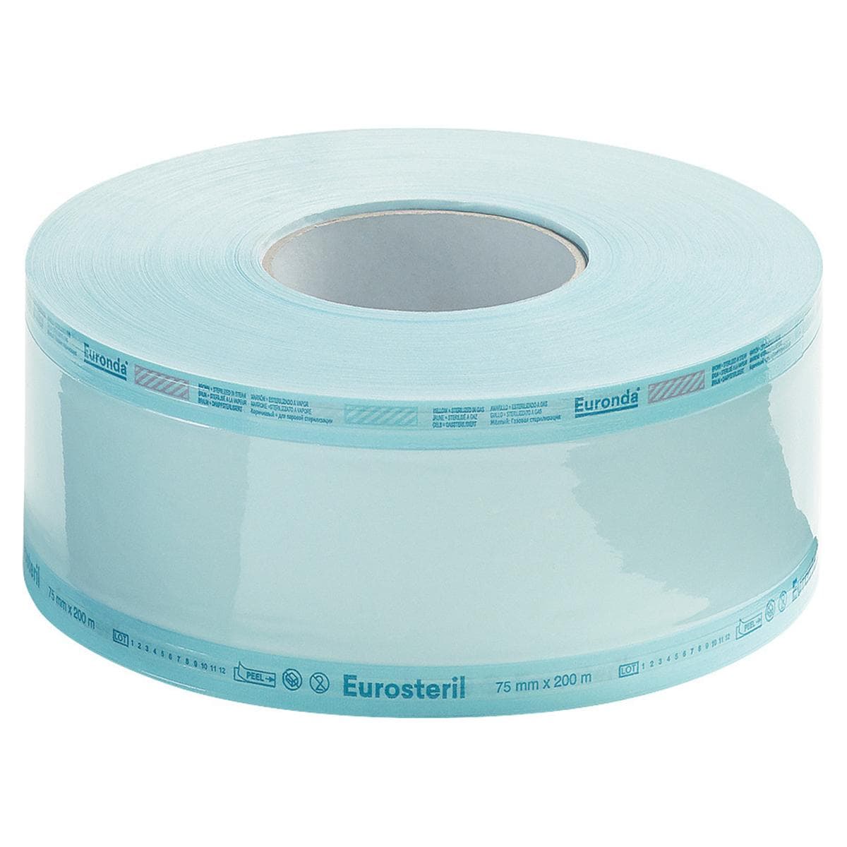 Eurosteril® - Sterilisationsrolle - Breite 75 mm, Länge 200 m
