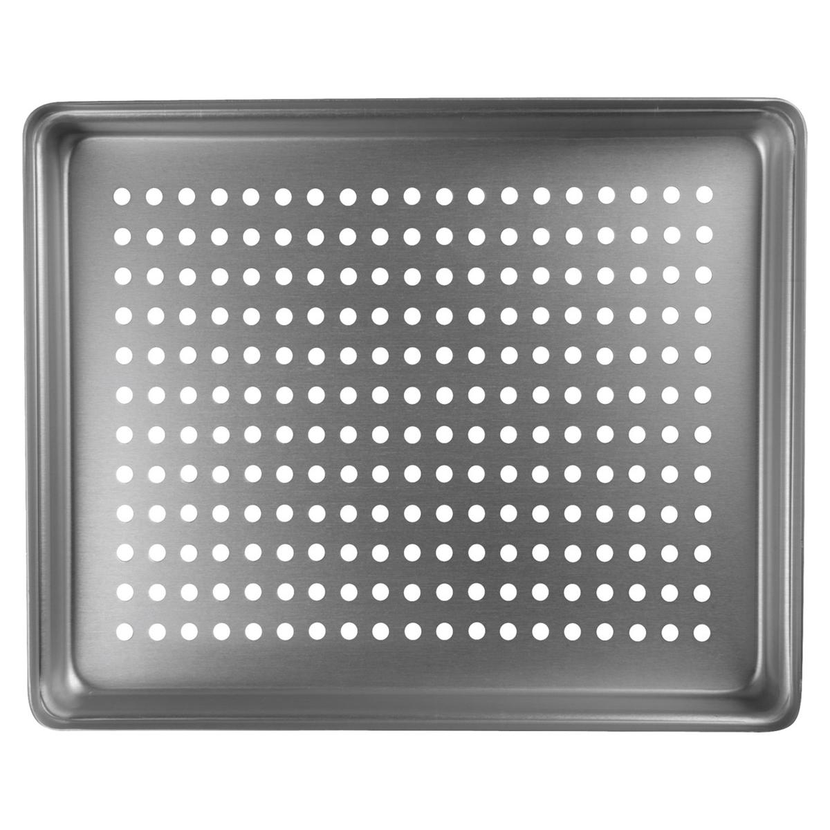 Aluminium-Minitray (nicht für Thermodesinfektor) - Oberteil, silber, gelocht