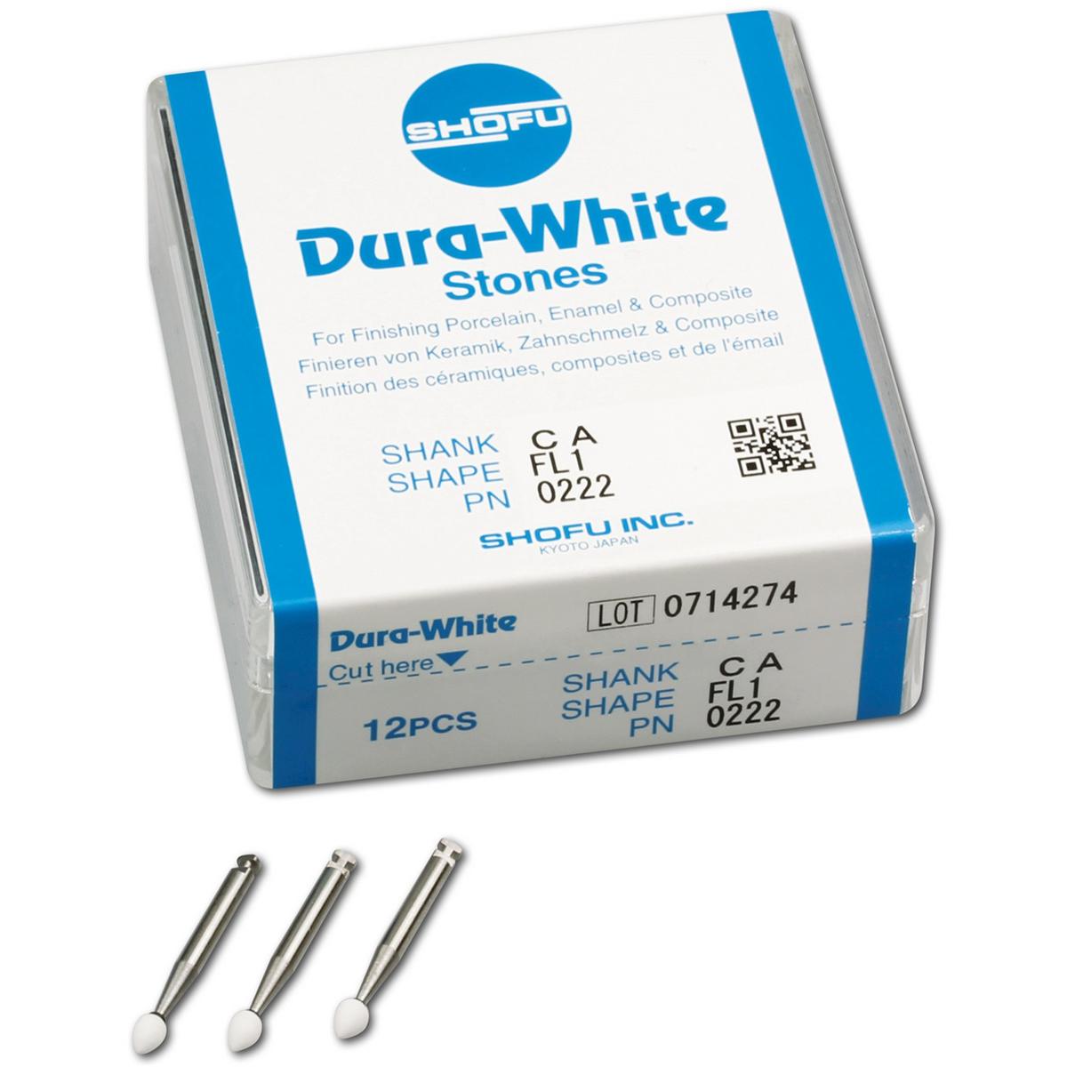Dura-White® Schaft W - Figur FL1, ISO 030, Packung 12 Stück