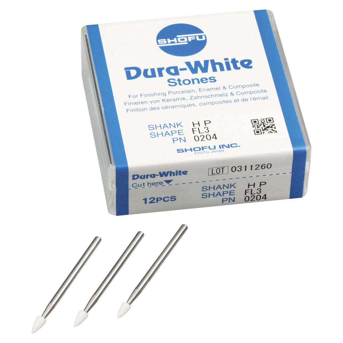 Dura-White® Schaft H - Figur FL3, ISO 030, Packung 12 Stück