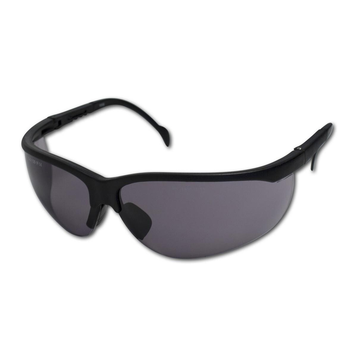 HS-Antifog Schutzbrillen - Scheibe schwarz (superleicht, Bügel justierbar)