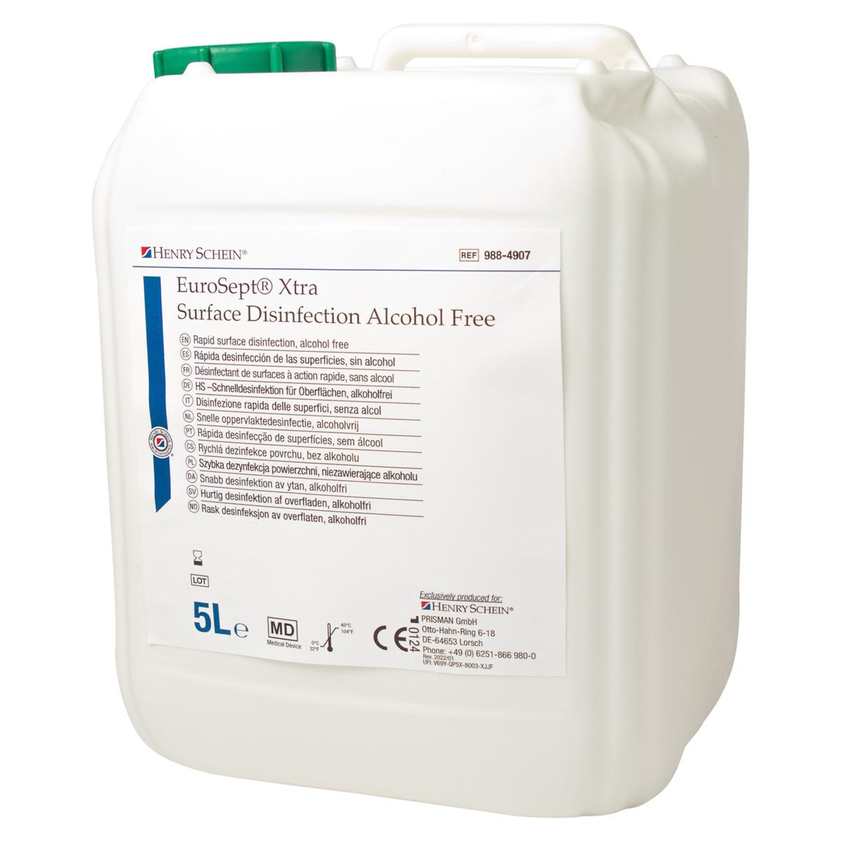 HS-Flächendesinfektion Lemon Eurosept® Xtra (ohne Alkohol) - Kanister 5 Liter