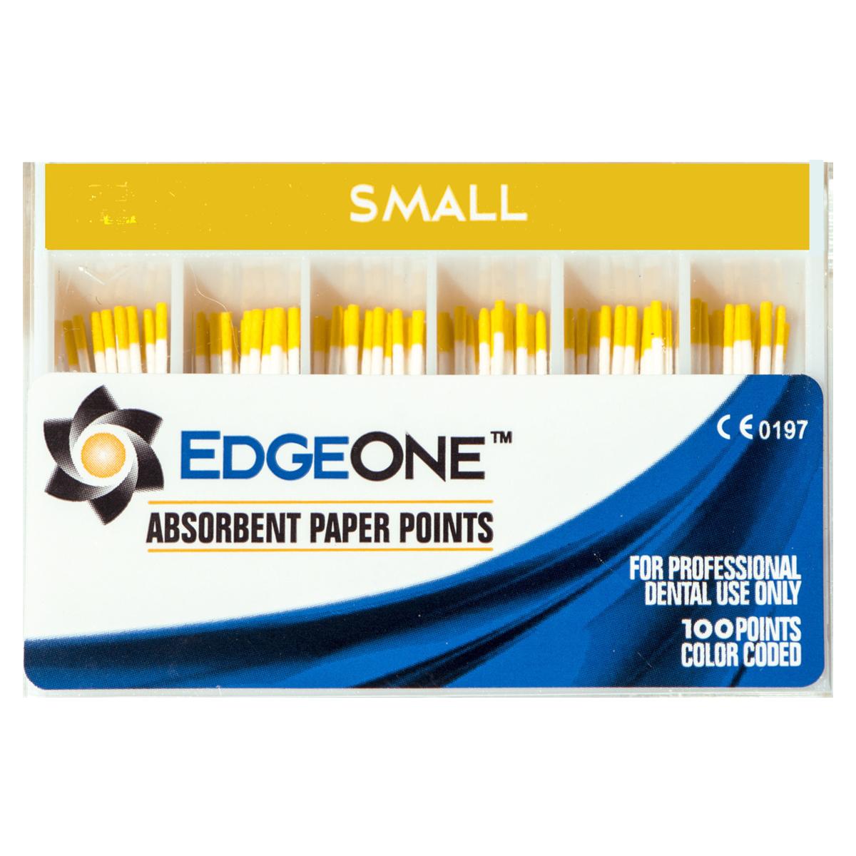 EdgeOne Fire Papierspitzen - Standardpackung - Small, gelb, Packung 100 Stück