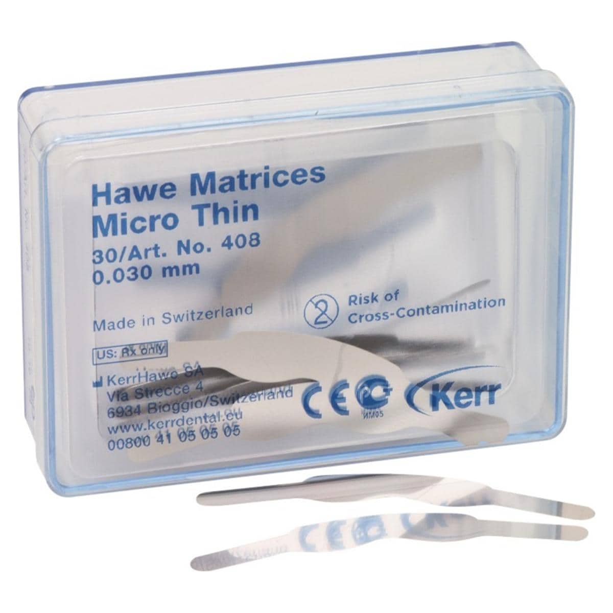 Hawe Matrizen, Mikro-Dünn - Form 408, Packung 30 Stück