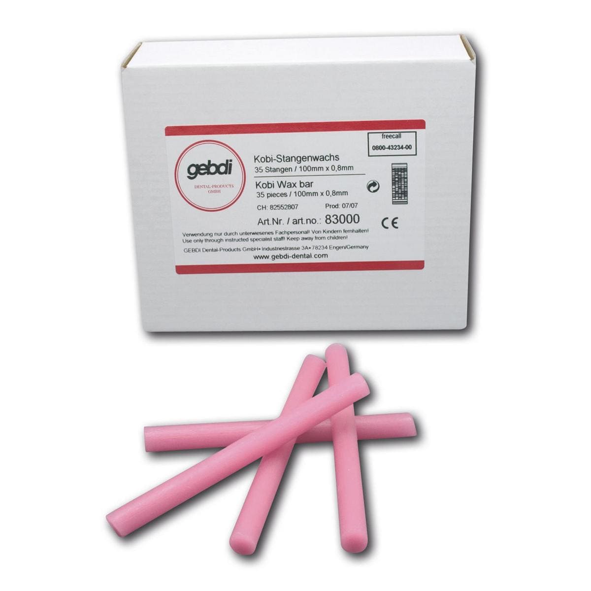 KOBI-Stangenwachs - Stangen 35 Stück