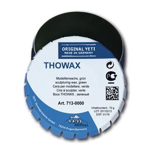 THOWAX Modellierwachs - Grün, Dose 70 g