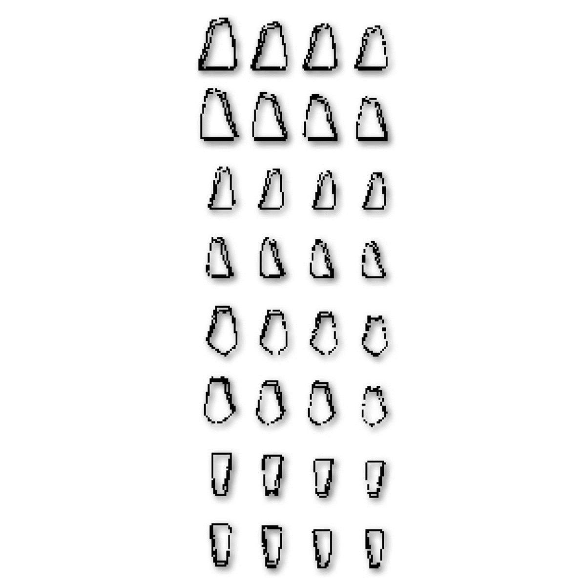 CoForm Matrizen - Nachfüllpackung - Matrizen 11D, Packung 8 Stück