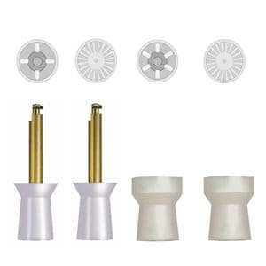 Latch-Type Cups - Gerippt, pink, hart, 9008/30, Packung 30 Stück